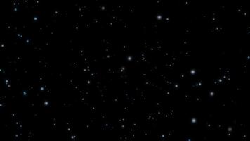 Animated blue particle background video