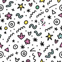Fun, colorful, and playful abstract pattern vector