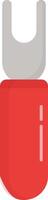 Small Red Electrical Part vector
