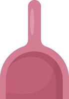 Red Dustpan for Sweeping vector