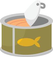 Open Can of Fish vector