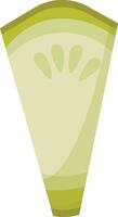 Sliced Green Celery vector