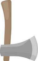 Wooden Handle Axe Tool vector