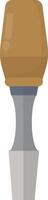 Carving Tool with Wooden Handle vector