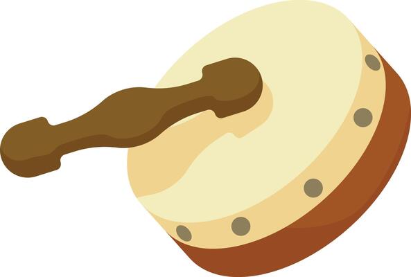 Traditional Irish Folk Drum