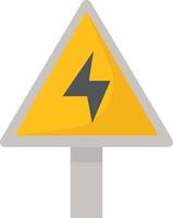 High Voltage Warning Sign vector