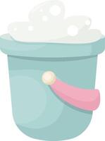 Soapy Water in Pail vector