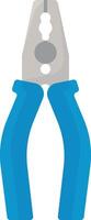 Blue Handle Pliers Tool vector