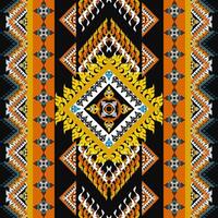 Endless abstract shapes in geometric pattern design. vector