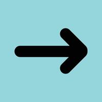 Solid Leftward Bold Arrow , Direction and Navigation Symbol for Web and Apps vector