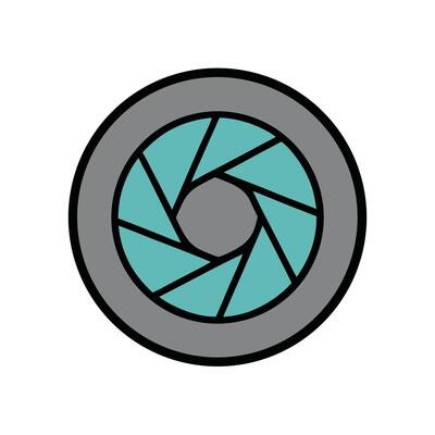 Photography Camera Lens Circle Icon