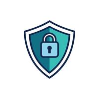 Sharp Tech Shield Logo Design vector