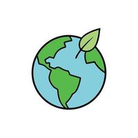 Globe World Map Tech Transformation vector