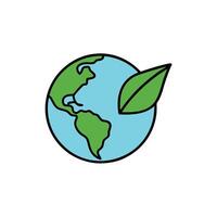 Global Digital Innovation Map Logo vector