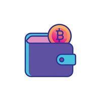 Abstract Digital Wallet Tech Logo vector