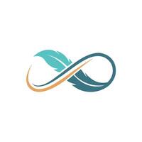 Elegant Feather Transform Logo vector