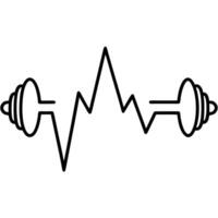 Transforming Dumbbell Dynamic Logo Idea vector