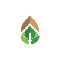 Simple Flat House WiFi Logo Concept vector