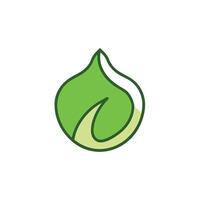 Organic Irregular Blob Logo Design vector
