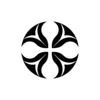 Abstract Logo with Two or Three Shapes vector