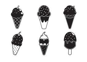 Ice Cream Icon Set vector