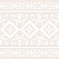 Luxury Geometric Fleur de lis combine with crystal white scroll ornament detailed florals wine bud to be a pattern of nature seamless design for border stripe needlecraft Whitework embroidery apparel vector