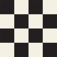 Black and bone white seamless checkered pattern vector