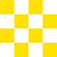 Yellow and white seamless checkered pattern vector