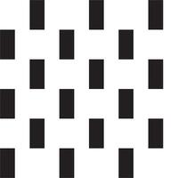 Black and white rectangle tiles seamless pattern vector