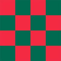 Red and green seamless checkered pattern vector