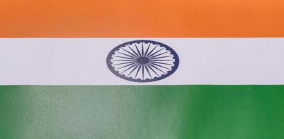 India's national flag as a backdrop for the concept photo