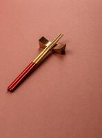 Chopsticks for sushi or other food photo