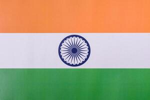 India's national flag as a backdrop photo