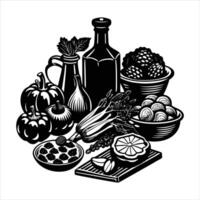 Wooden Cutting Board Organic vector