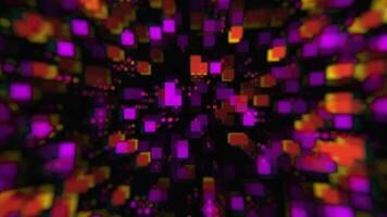 Hi-Tech Abstract Colorful Digital Data Visualization futuristic technology motion background video