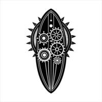 Steampunk Gear Background vector