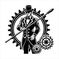 Steampunk Gears Vectors
