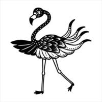 Ballerina Swan Dancing With Action vector