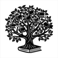 Apple Knowledge Tree Stock vector