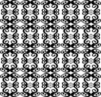 Original and beautiful seamless pattern in black on a white background vector