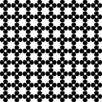 Seamless texture in the form of an abstract floral pattern in black on a white background vector