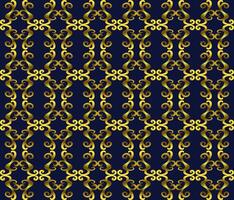 Beautiful seamless abstract pattern on blue background for wallpaper or fabric vector