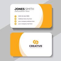 Modern and clean Business card template vector