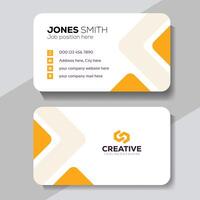 Minimalist Business Card Design vector