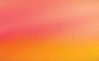 A smooth gradient background featuring warm tones blending from pink to orange and yellow. vector