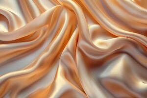 A close up of a silk fabric photo