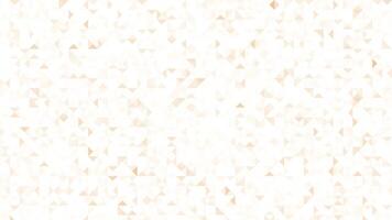 Geometric pattern with gold and white triangle shapes creating an elegant abstract background. vector