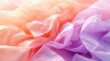 Abstract Fabric Texture with Orange and Purple Colors photo