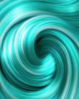 Swirl of Aqua and White Hair photo
