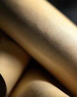 Abstract Golden Fabric Texture photo